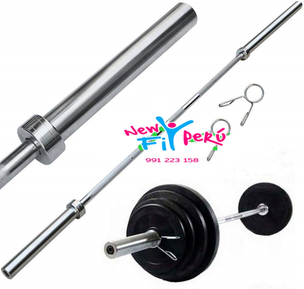 BARRA RECTA OLÍMPICA 150 CM Y 180CM